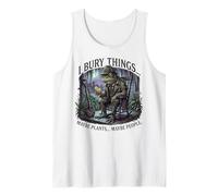 I Bury Things Frog Gardener Dark Humor Shovel Canotta