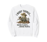 I Bury Things Maybe Plants Forse People Funny Frog, Rospo Felpa