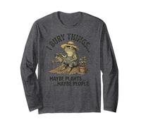 I Bury Things Maybe Plants Forse People Funny Frog, Rospo Maglia a Manica