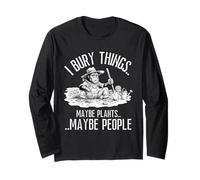 I Bury Things Maybe Plants Maybe People Bigfoot Gardener Maglia a Manica