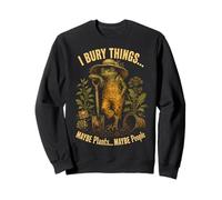 I Bury Things Maybe Plants Maybe People Frog Gardener Felpa