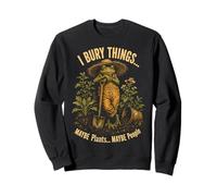 I Bury Things Maybe Plants Maybe People Frog Gardener Felpa