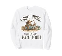 I Bury Things Maybe Plants Maybe People Funny Bigfoot Felpa