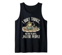 I Bury Things Maybe Plants Maybe People Funny Frog Meme Canotta