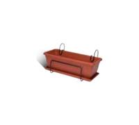 CIS 3 Vaso Fioriera in plastica con portavaso e sottovaso 50x20