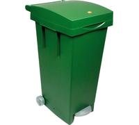 Bidone "bigtata" con ruote e pedale lt.80 - cm.39x50x81h. - blu 1 pezzi Ics