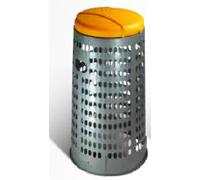 Trespolo portasacco cm.38x80h grigio cop. giallo