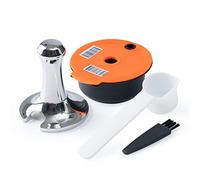 I Cafilas Capsule di caffè ricaricabili per Tassimo Bosch - Capsula di ricarica riutilizzabile e filtro del caffè + Tamper (capsula da 60 ml + tamper)