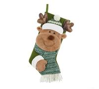 I calzini natalizi in stile porta caramelle creano momenti memorabili in questa stagione riempiendoli con dolci sorprese e dolcetti (B)