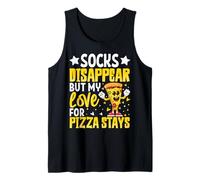 I calzini scompaiono ma il mio amore per la pizza rimane Canotta