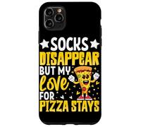 I calzini scompaiono ma il mio amore per la pizza rimane Custodia per iPhone 11 Pro Max
