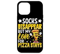 I calzini scompaiono ma il mio amore per la pizza rimane Custodia per iPhone 12 Pro Max