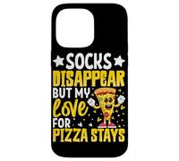 I calzini scompaiono ma il mio amore per la pizza rimane Custodia per iPhone 14 Pro Max
