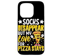 I calzini scompaiono ma il mio amore per la pizza rimane Custodia per iPhone 15 Pro
