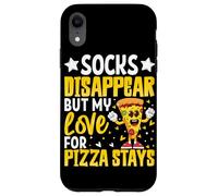 I calzini scompaiono ma il mio amore per la pizza rimane Custodia per iPhone XR