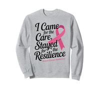 I Came for the Care Stayed for the Resilience Breast Cancer Felpa