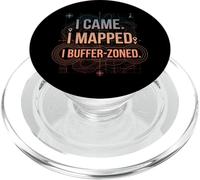 I Came I Mapped. io Buffer-Zoned Funny GIS Specialist PopSockets PopGrip per MagSafe