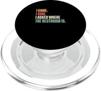 I Came I Saw Ho Chiesto Dove Il Bagno è Divertente Guide Turistiche PopSockets PopGrip per MagSafe