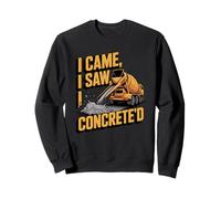 I Came I Saw I Concrete'd (Operaio del Cemento) Felpa