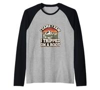 I Came I Saw I Tripped On A Root Hiking Trail Hobby ------ Maglia con Maniche Raglan