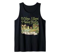 I Came I Saw I Went Home Introverso Frog Cottagecore Canotta