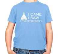 I Came I Sega I Snookered - T-Shirt - Snooker 147 Crogiolo Ventola Amo