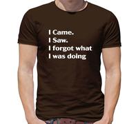 I Came Sega Dimenticato What Was Doing - T-Shirt - Slogan Divertente Vecchio