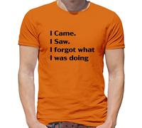 I Came Sega Dimenticato What Was Doing - T-Shirt - Slogan Divertente Vecchio