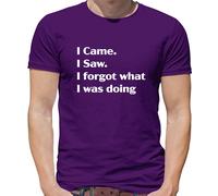 I Came Sega Dimenticato What Was Doing - T-Shirt - Slogan Divertente Vecchio