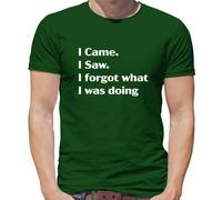 I Came Sega Dimenticato What Was Doing - T-Shirt - Slogan Divertente Vecchio