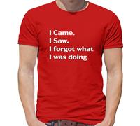 I Came Sega Dimenticato What Was Doing - T-Shirt - Slogan Divertente Vecchio