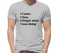 I Came Sega Dimenticato What Was Doing - T-Shirt - Slogan Divertente Vecchio