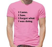 I Came Sega Dimenticato What Was Doing - T-Shirt - Slogan Divertente Vecchio
