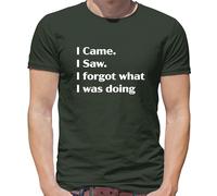 I Came Sega Dimenticato What Was Doing - T-Shirt - Slogan Divertente Vecchio