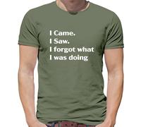 I Came Sega Dimenticato What Was Doing - T-Shirt - Slogan Divertente Vecchio