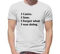 I Came Sega Dimenticato What Was Doing - T-Shirt - Slogan Divertente Vecchio