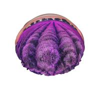 I campi della lavanda hanno stampato i cappelli riutilizzabili della doccia, copricapo di doppio strato per la stazione termale ed il salone, grande involucro dei capelli
