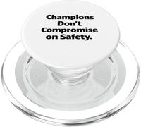 I campioni non scendono a compromessi sulla sicurezza - Regalo con slogan sul posto di lavoro PopSockets PopGrip per MagSafe
