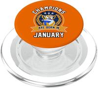 I campioni sono nati a gennaio Pallavolo Regali di compleanno PopSockets PopGrip per MagSafe
