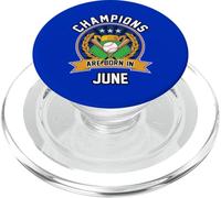 I campioni sono nati a giugno Baseball Regali di compleanno PopSockets PopGrip per MagSafe