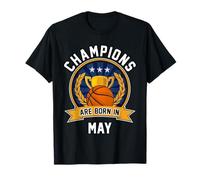 I Campioni Sono Nati a Maggio Basket Regali di Compleanno Maglietta