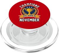 I campioni sono nati a novembre Compleanno PopSockets PopGrip per MagSafe