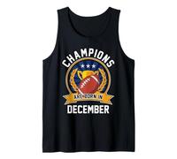 I Campioni Sono Nati nel Compleanno del Football Americano di Dicembre Canotta