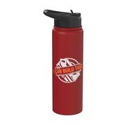 I Can Build That Woodworking Carpenter Stainless Steel Insulated Water Bottle