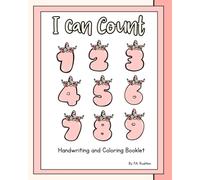 I CAN COUNT: Numbers coloring book and tracing
