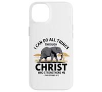 I Can Do All Things Through Christ Custodia per iPhone 14 Plus