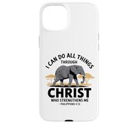 I Can Do All Things Through Christ Custodia per iPhone 15 Plus