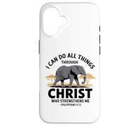 I Can Do All Things Through Christ Custodia per iPhone 16