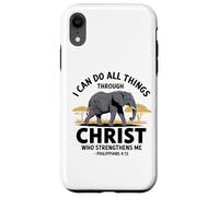 I Can Do All Things Through Christ Custodia per iPhone XR