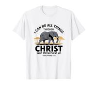 I Can Do All Things Through Christ Maglietta